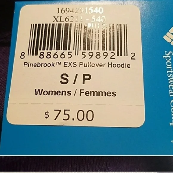 NWT Columbia Sportswear lightweight purple hoodie - Picture 3 of 4